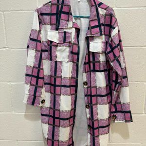 PINK FLANNEL SIZE S